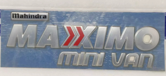 Emblem Fit for MAHINDRA MAXXIMO MINI VAN - 0108BAR00221N - MAHINDRA