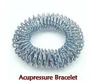 Acupressure Bracelet (1pc) + Sujok Finger Massager Circulation Rings (10pcs)