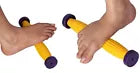 Acupressure Plastic Foot Roller + 2 in 1 Massager Roller + 5 Sujok Rings