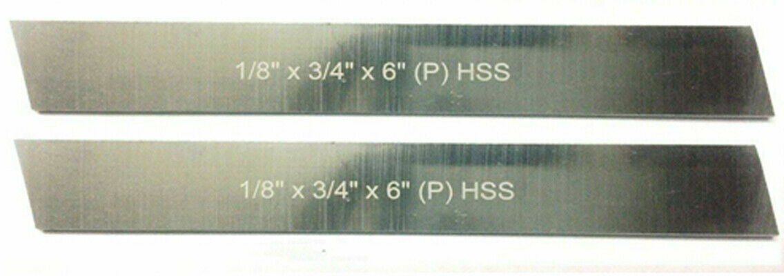 Set of 2 HSS Parting Or Cut Off Blades Bits 1/8"x 3/4" (Wide) x 6" (Long) agaexportworld