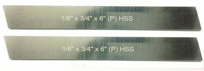 Set of 2 HSS Parting Or Cut Off Blades Bits 1/8"x 3/4" (Wide) x 6" (Long) agaexportworld