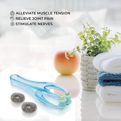 1pc Finger Roller & 2pc Accupressure Ring Massager