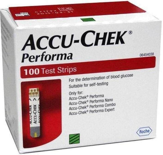 Accu - Check Performa Test Strips - 100 Counts Exp: Sept 2024