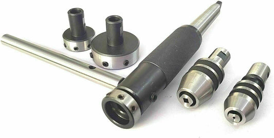 3MT Lathe Tailstock Tap And Die Holder set Sliding Floating Type MT3 Shank INCH agaexportworld