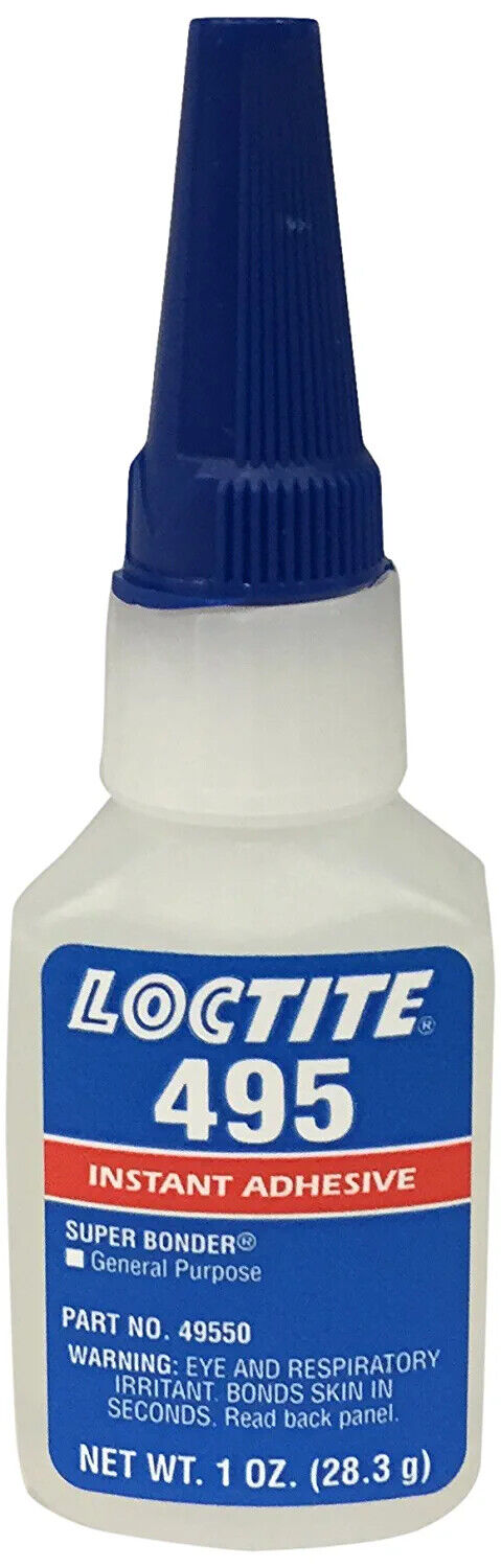 Loctite 495 Super Bonder 442-49550 1oz Instant Adhesive, Clear