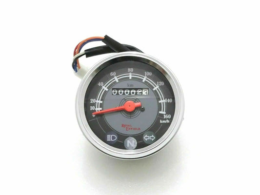 Speedometer 0-160 Km\Hr Grey Fits Royal Enfield
