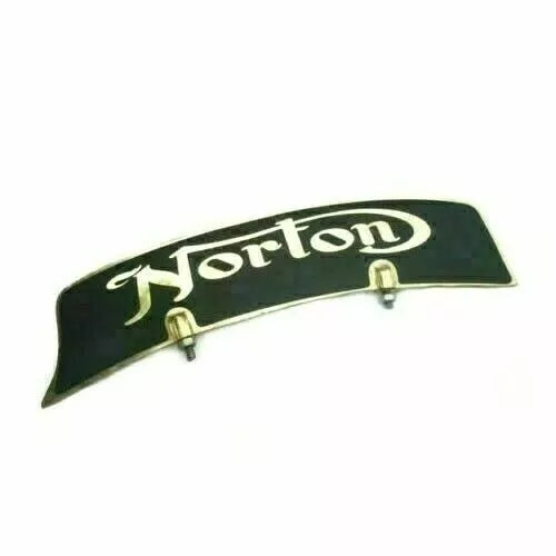 Fit For Norton Brass Front Mudguard Number Plate
