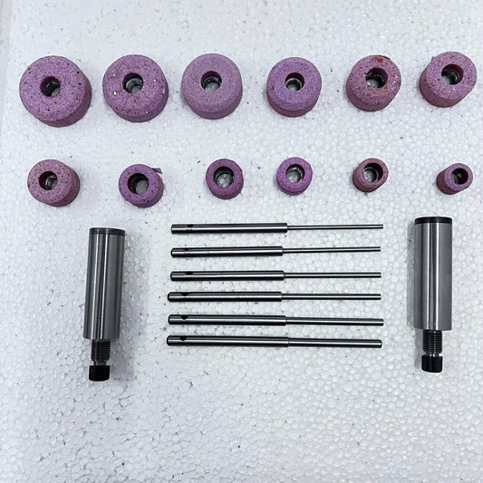 Sioux Valve Seat Grinding Wheel 12 Pcs Set With 6 Pcs Pilots And 2 Stone Holders agaexportworld