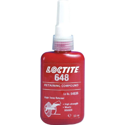Loctite 648 High Strength Retaining Compound, 50 Ml Bottle