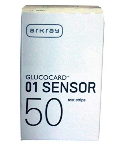 Arkray Glucocard 01 Tiras reactivas con sensor 50 